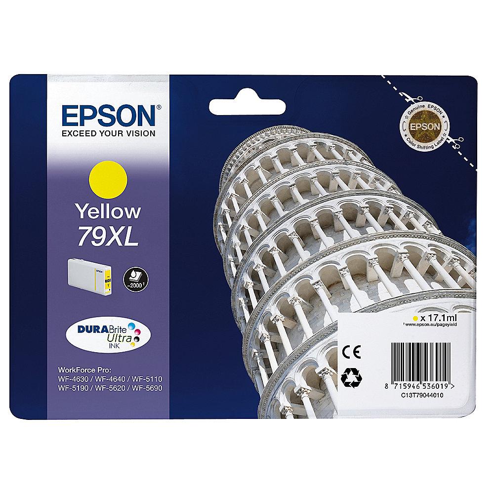 Epson C13T79044010 Druckerpatrone 79XL gelb mit hoher Kapazität
