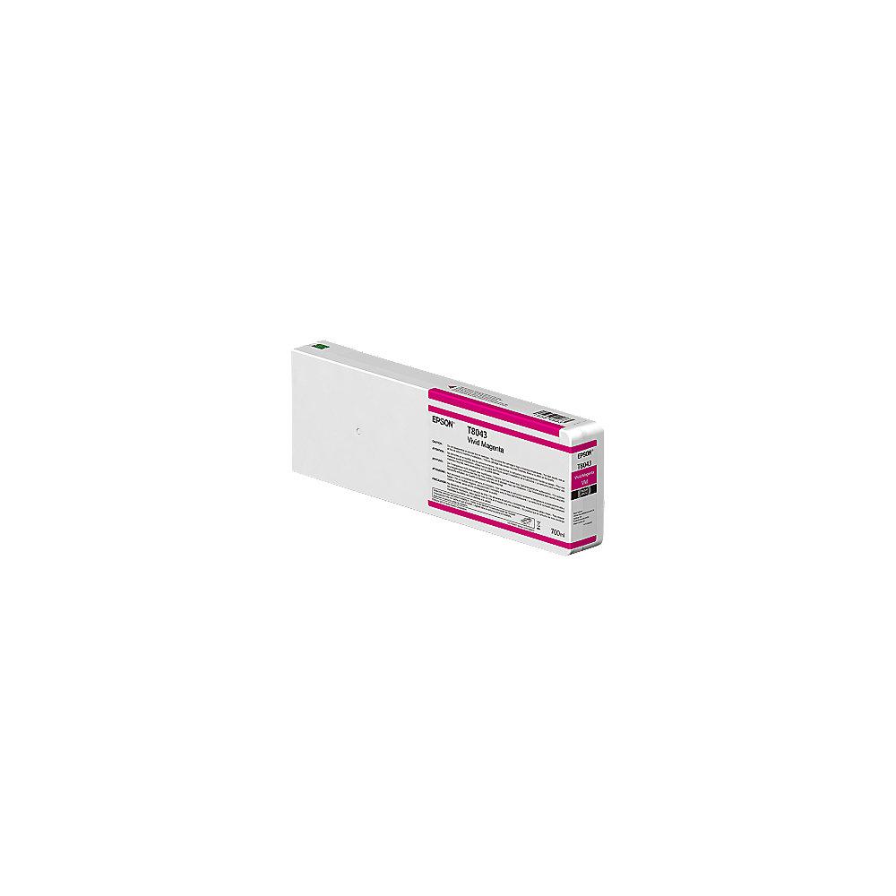 Epson C13T804200 Druckerpatrone 700ml Vivid Magenta T804300 UltraChrome HDX/HD