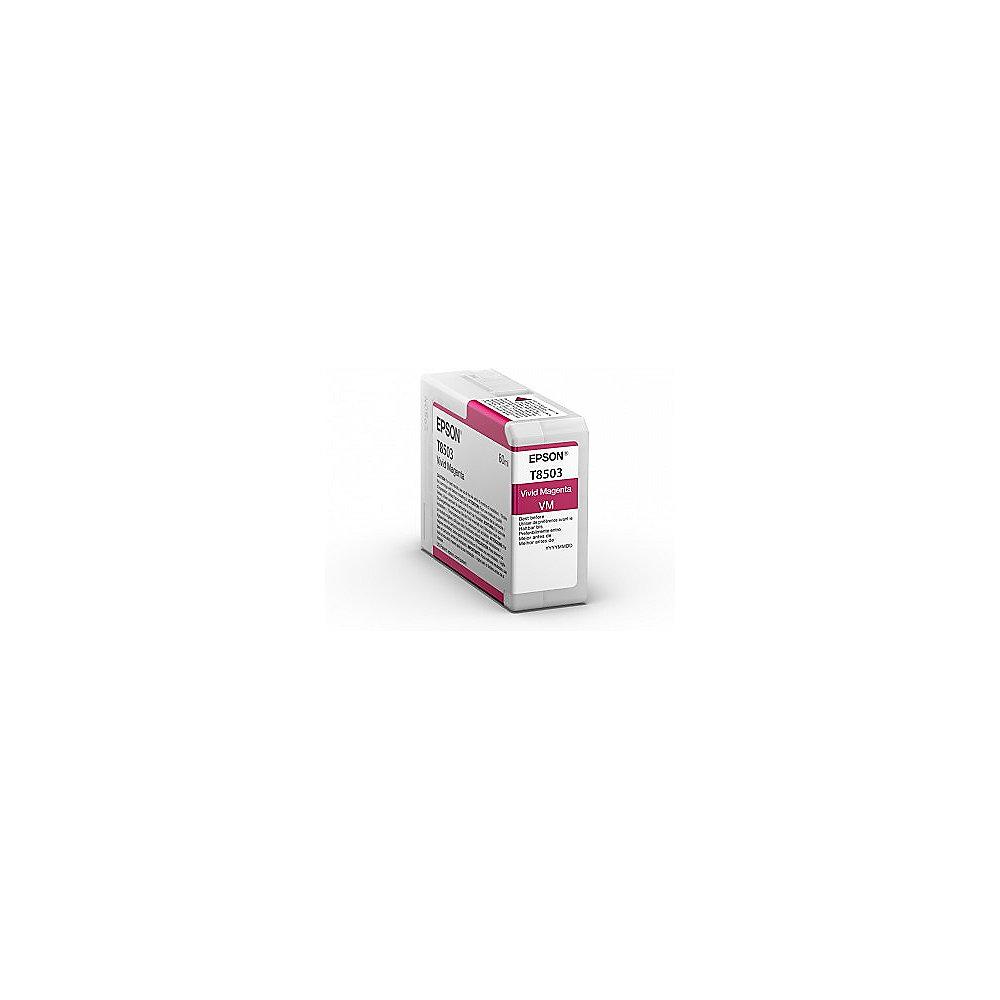 Epson C13T850300 Druckerpatrone T8503  Hohe Kapazität Magenta SC-P800