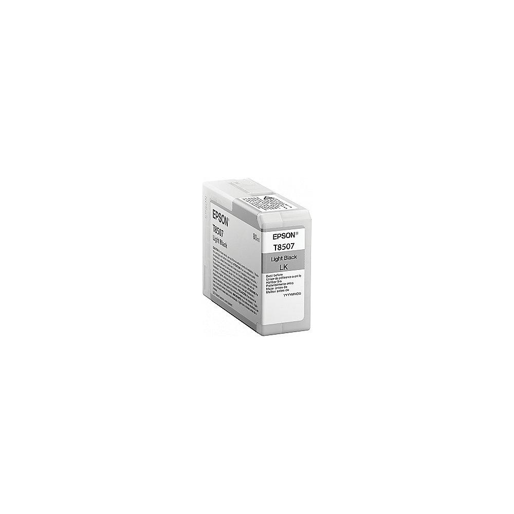 Epson C13T850700 Druckerpatrone T8507 Hohe Kapazität Hell Schwarz SC-P800