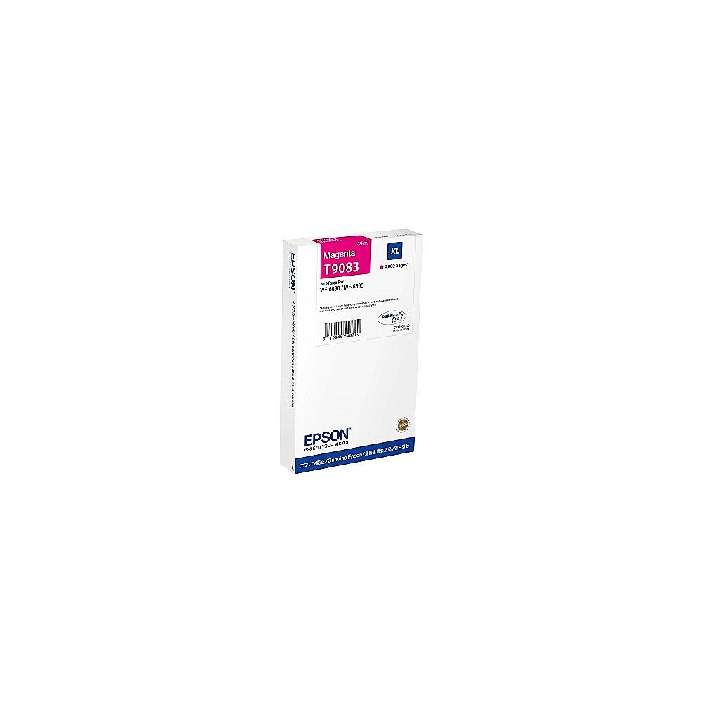 Epson C13T908340 Druckerpatrone T9083XL Magenta mit hoher Kapazität 39ml