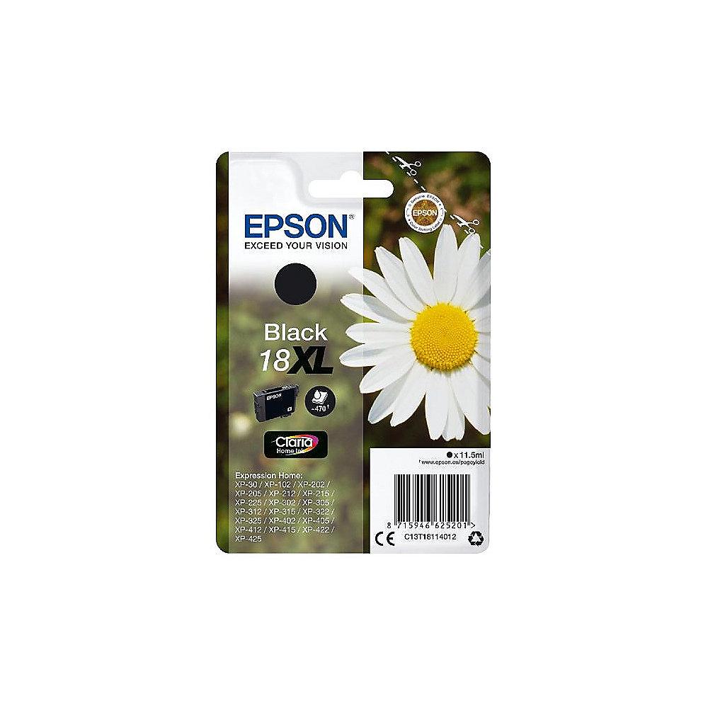 Epson Original Druckerpatrone Schwarz 18XL