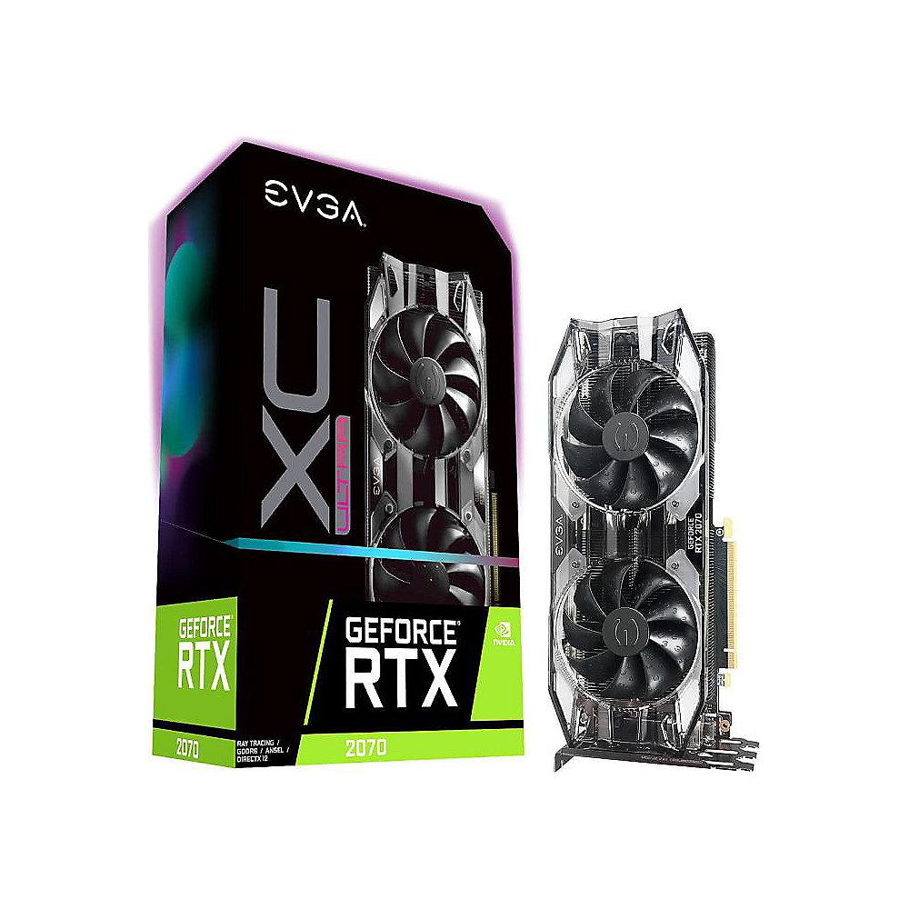 EVGA GeForce RTX 2070 XC Ultra Gaming 8GB GDDR6 Grafikkarte 3xDP/HDMI/USB-C