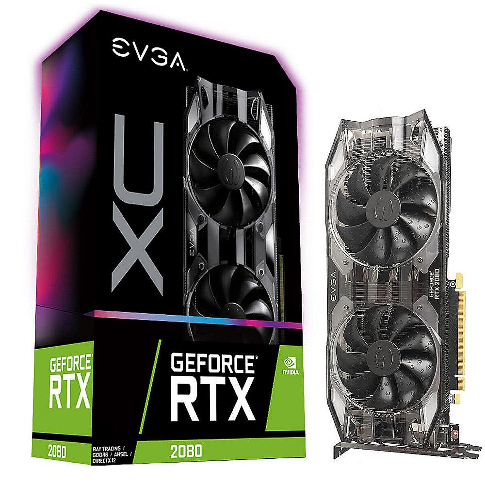 EVGA GeForce RTX 2080 XC Gaming 8GB GDDR6 Grafikkarte 3xDP/HDMI/USB-C, EVGA, GeForce, RTX, 2080, XC, Gaming, 8GB, GDDR6, Grafikkarte, 3xDP/HDMI/USB-C