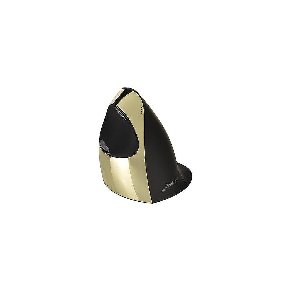 Evoluent VMCRWG VerticalMouse C Right Gold Kabellos Ergonomie Maus