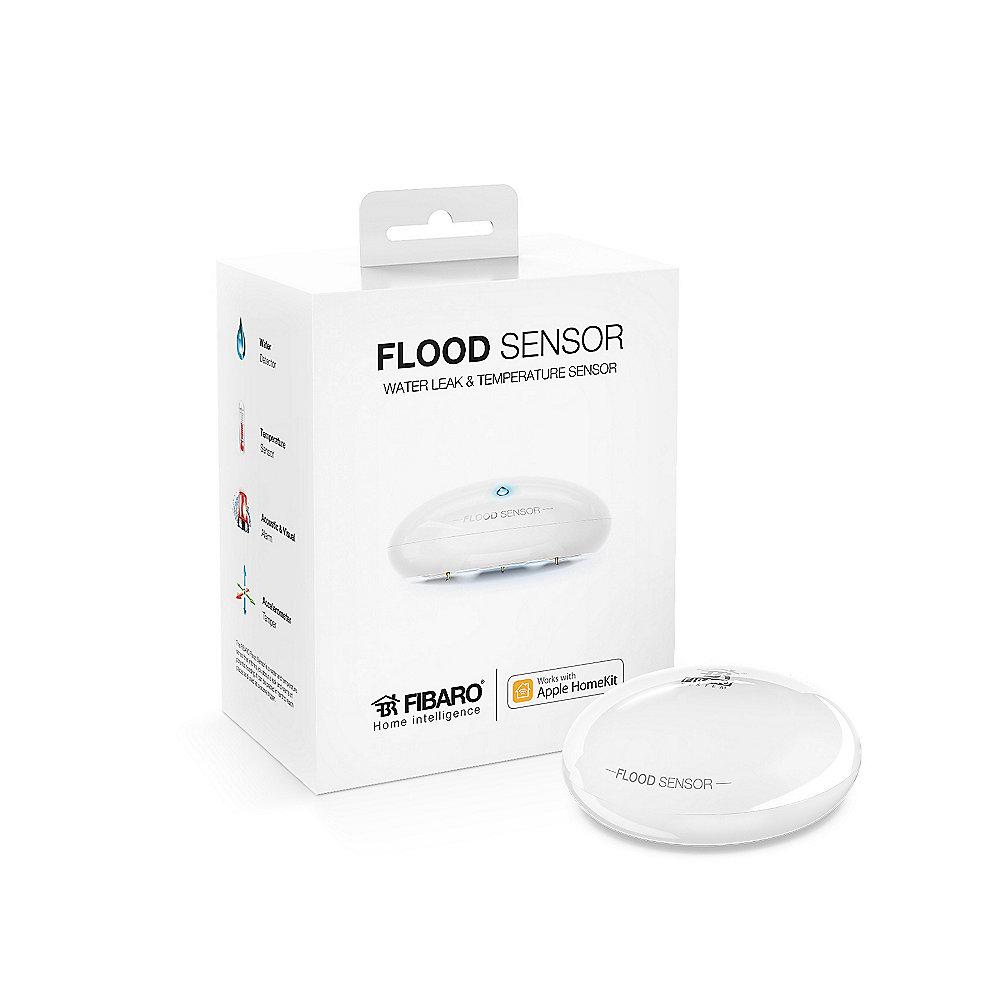 Fibaro Flood Sensor Flutsensor/Wassermelder Bluetooth LE für Apple HomeKit