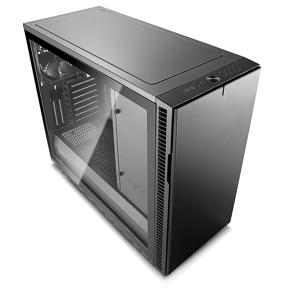 Fractal Design Define R6 USB-C Gunmetal TG ATX Gaming Gehäuse, schallgedämmt