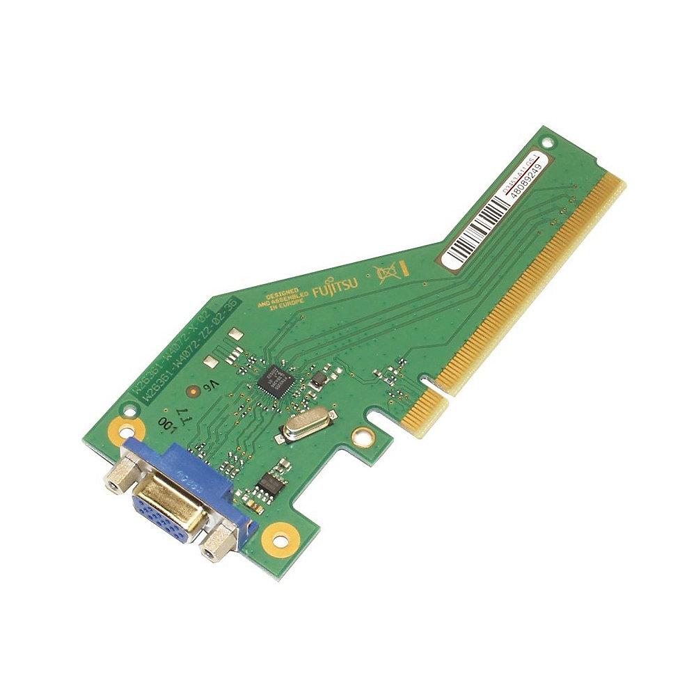 Fujitsu Zusätzliche Schnittstellenplatine PCIe X4 - VGA, Fujitsu, Zusätzliche, Schnittstellenplatine, PCIe, X4, VGA