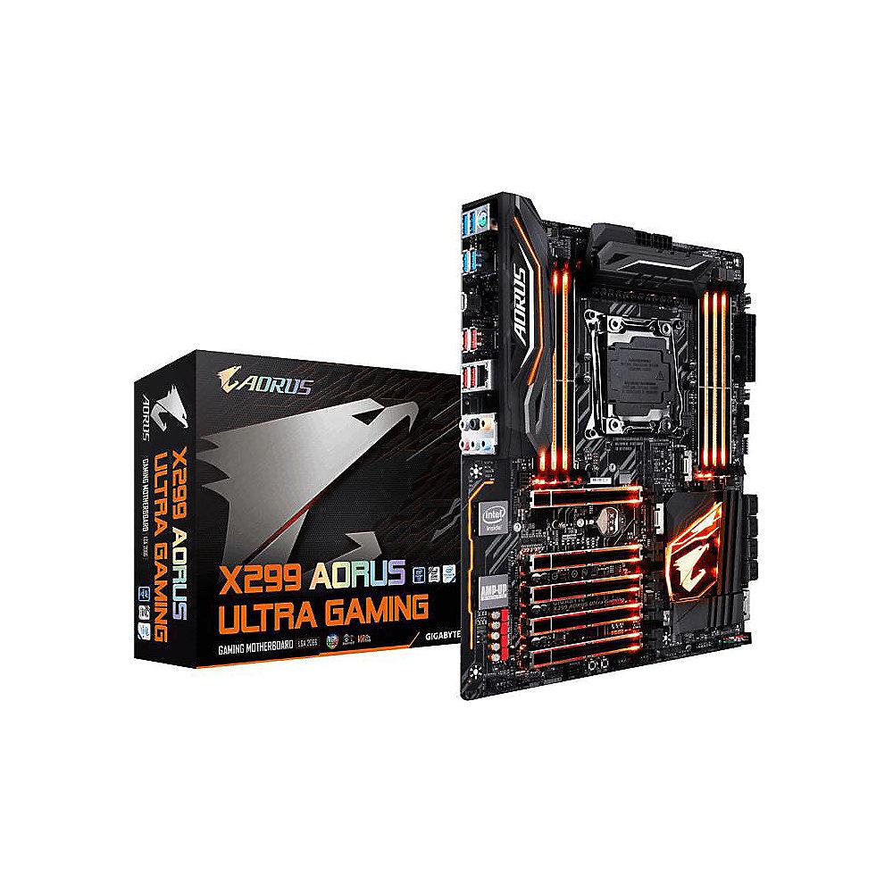 Gigabyte AORUS X299 Ultra Gaming ATX Mainboard 2066 USB3.1(TypC-Gen2)/LAN/3xM.2