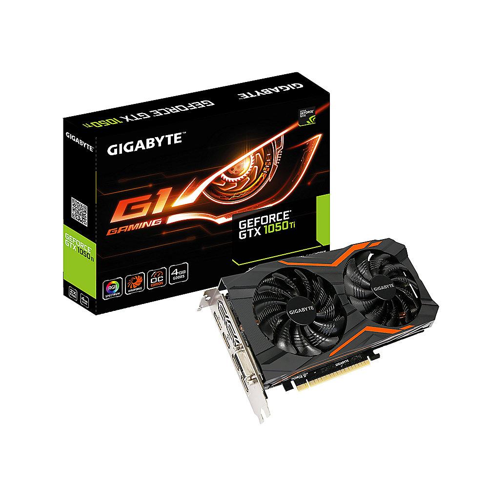 Gigabyte GeForce GTX 1050Ti G1 Gaming 4GB GDDR5 Grafikkarte DVI/2xHDMI/2xDP