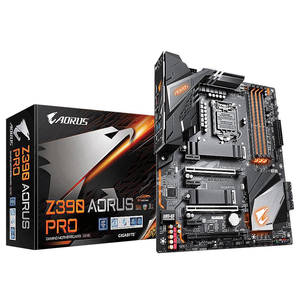 Gigabyte Z390 AORUS PRO ATX Mainboard Sockel 1151 HDMI/2xM.2/SATA/USB3.1(Typ C)