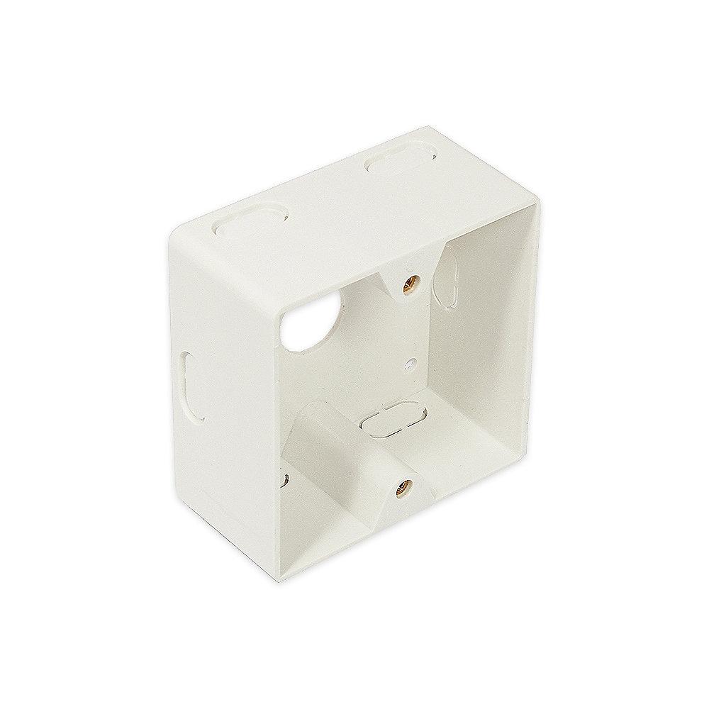 Good Connections Aufputzgehäuse 80x80x40mm perlweiß