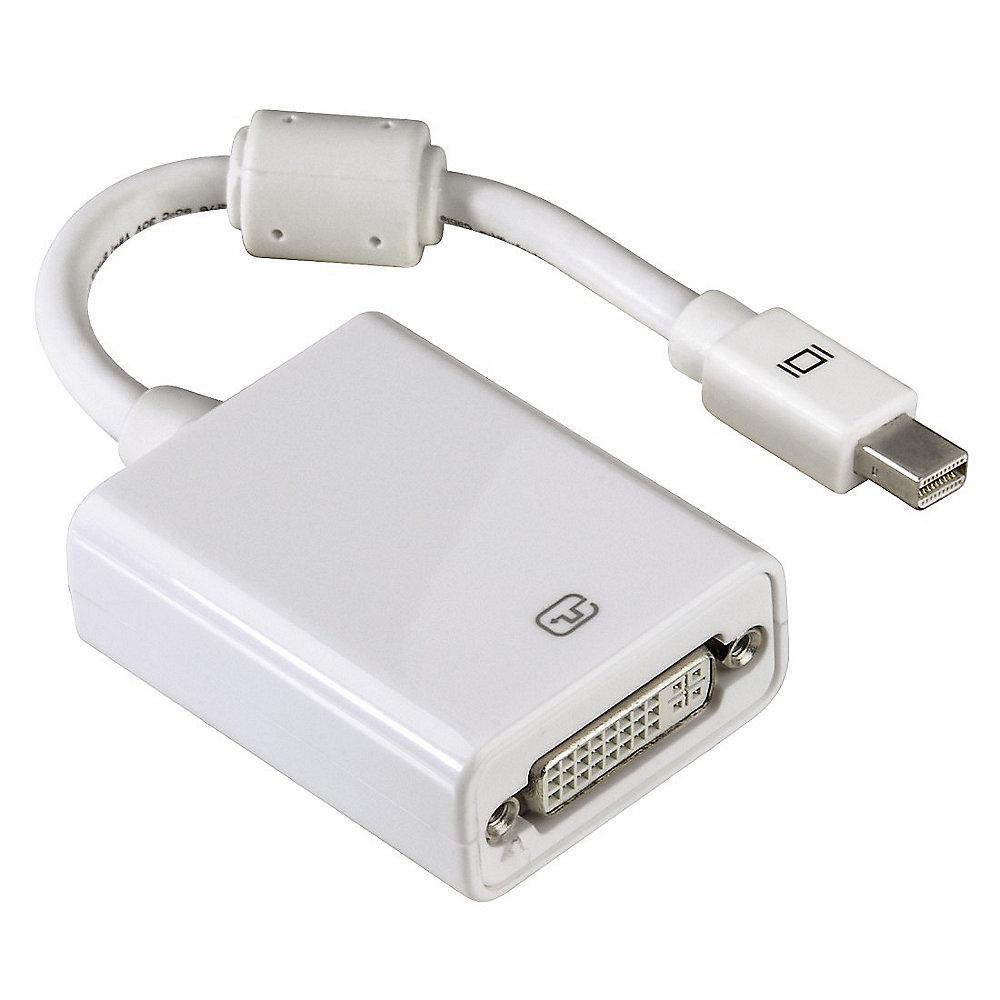 Hama DisplayPort Adapterkabel mini DP zu DVI St./Bu. weiß