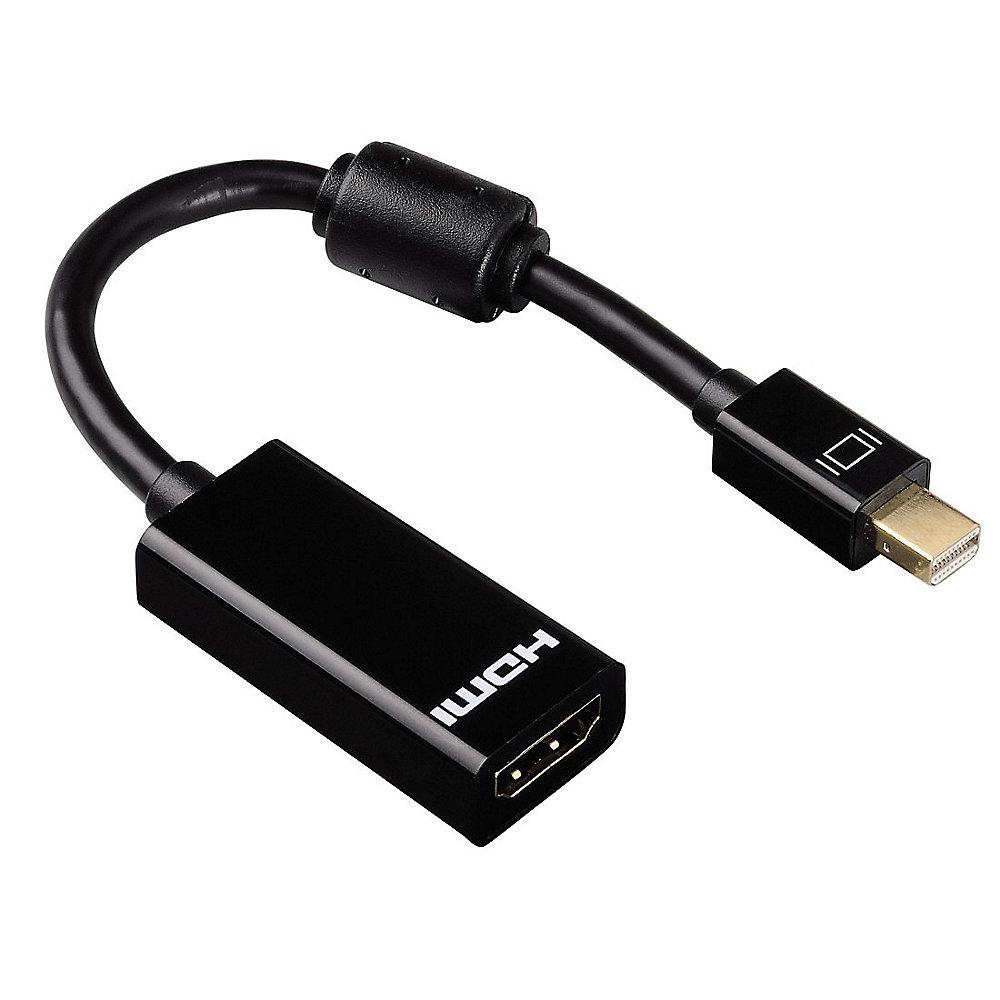 Hama DisplayPort Adapterkabel mini DP zu HDMI UHD St./Bu. schwarz