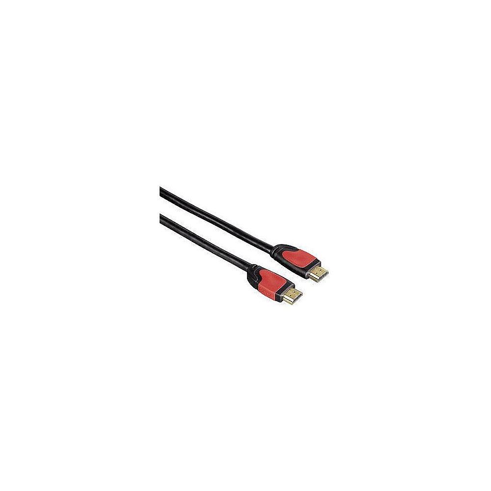 Hama HDMI Kabel 1,5m Typ-A High Speed Ethernet 4K UHD 3D St./St schwarz