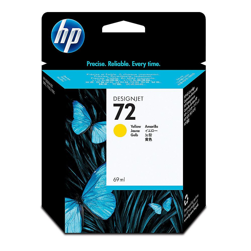HP 72 Original Druckerpatrone gelb 69 ml C9400A