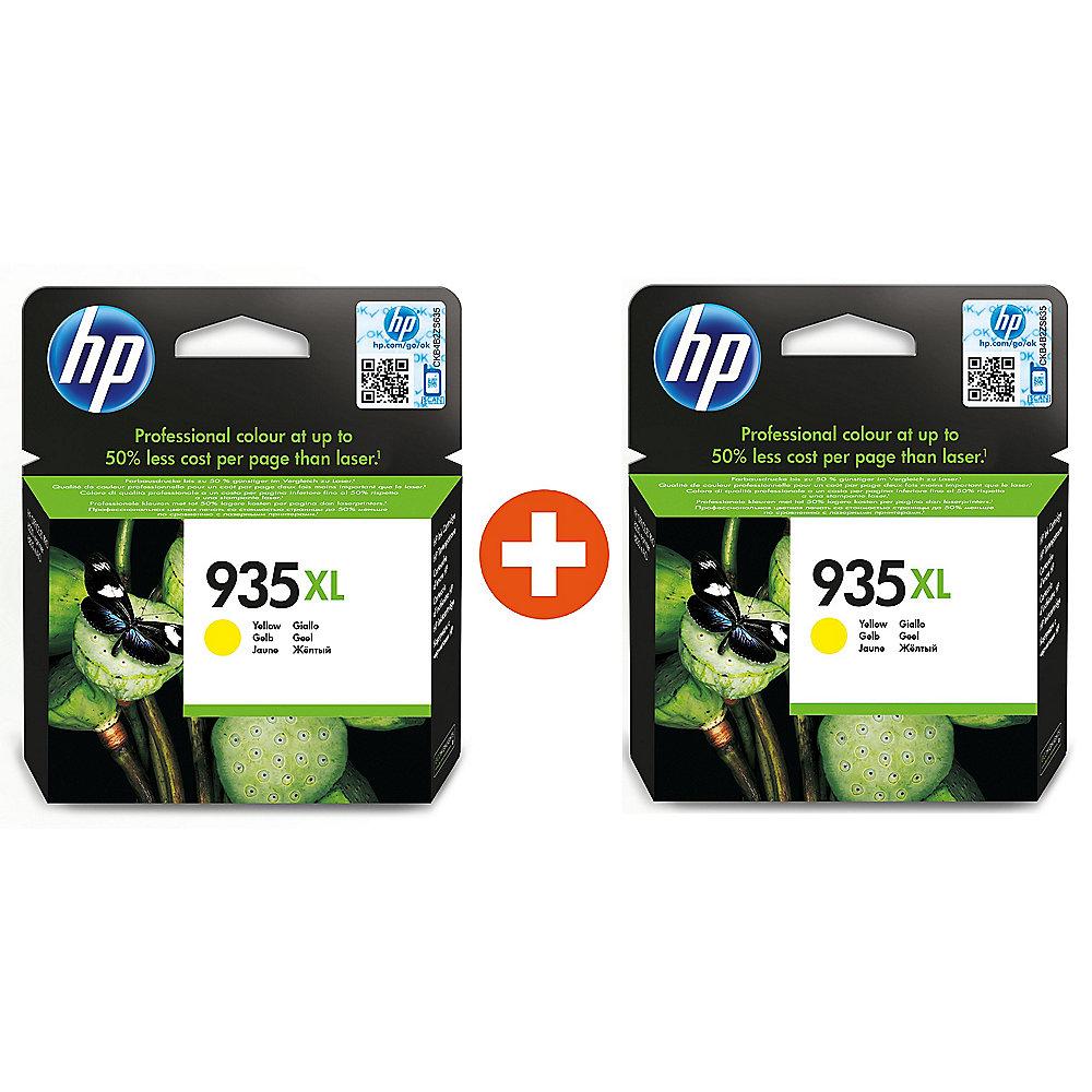 HP 935XL Original Druckerpatrone Gelb C2P26AE (2 Stk)   10€