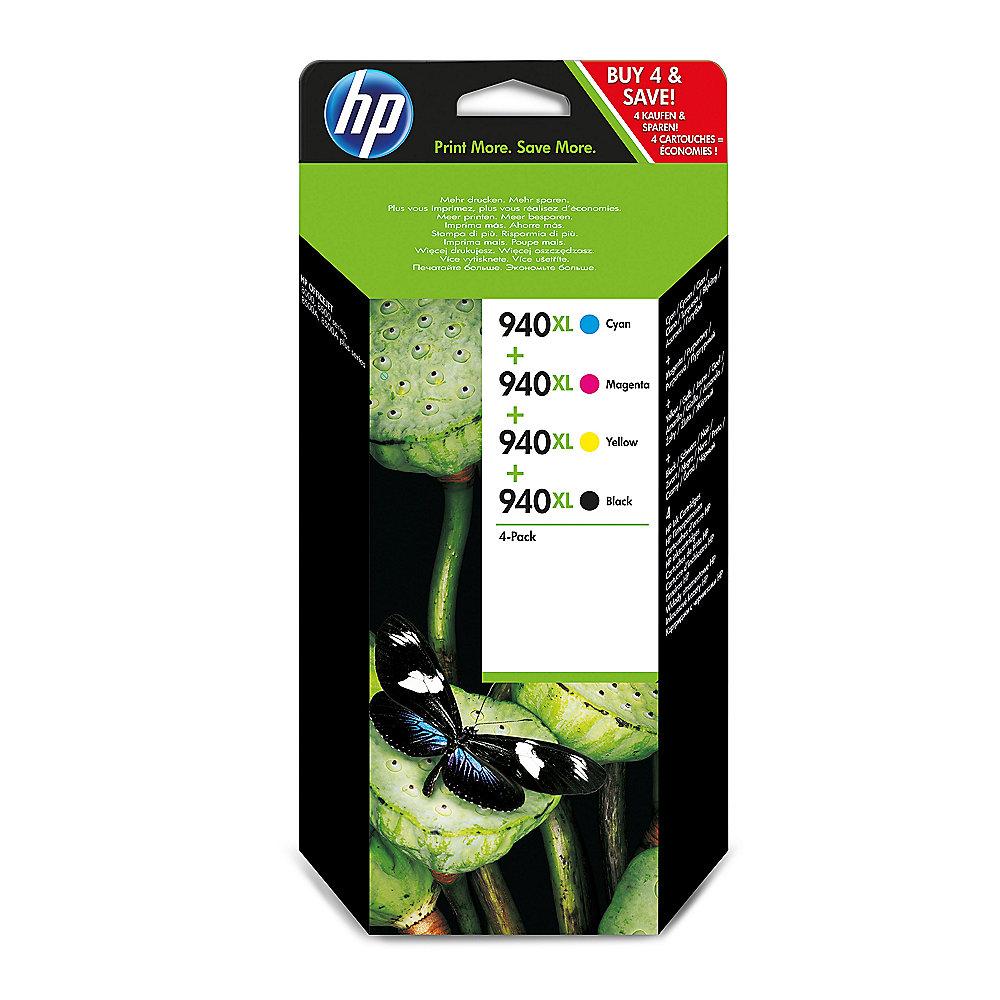 HP C2N93AE Original Druckerpatronen Multipack 940 XL (BK, C, M, Y)