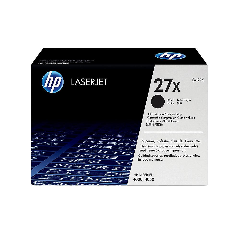 HP C4127X Original Tonerkassette 27X Schwarz für ca. 10.000 Seiten