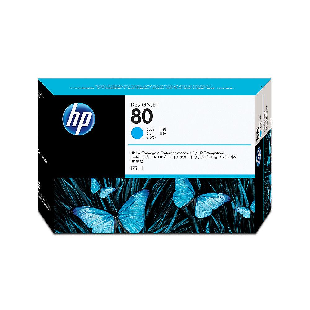 HP C4872A Original Druckerpatrone 80 cyan