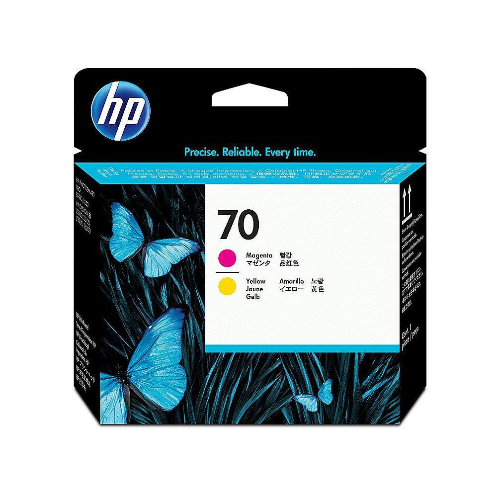 HP C9406A Original Druckkopf 70 gelb und magenta
