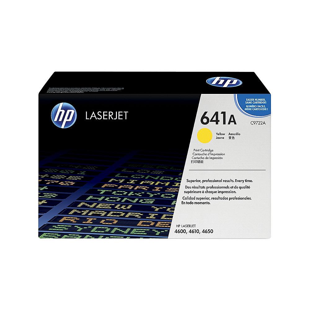HP C9722A Original Tonerkassette 641A Gelb für ca. 8.000 Seiten