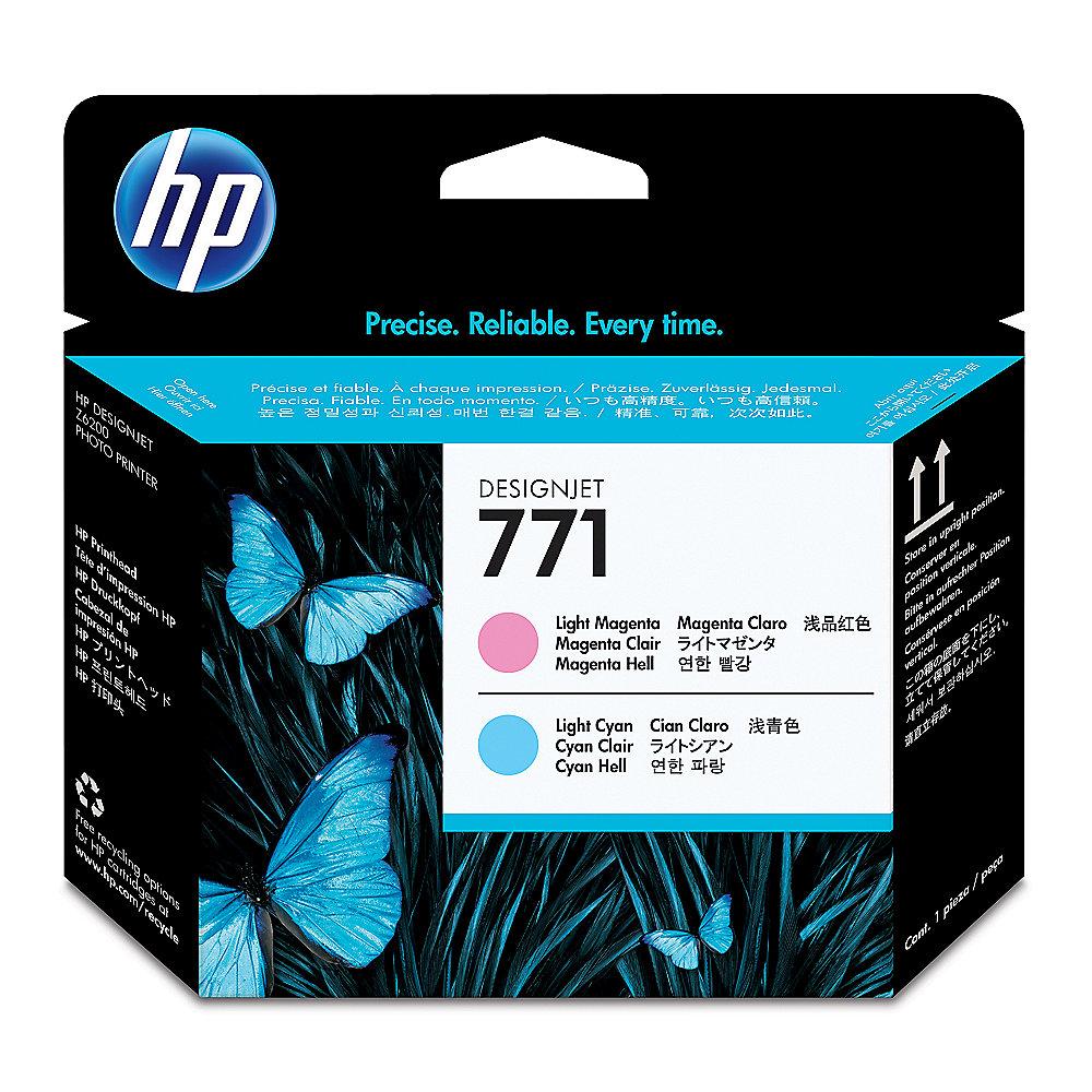 HP CE019A Original Druckkopf 771 hell magenta und hell cyan