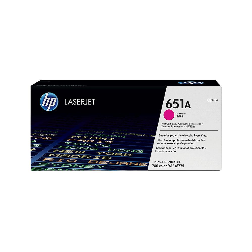 HP CE343A Original Tonerkassette 651A magenta