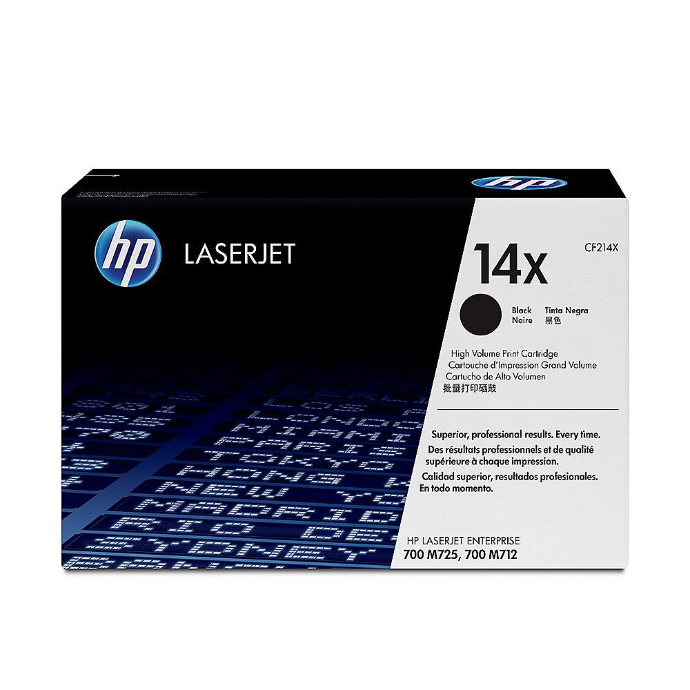HP CF214X Original Tonerkassette 14X schwarz mit hoher Kapazität