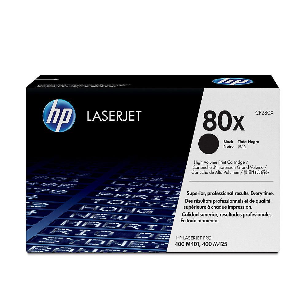 HP CF280X Original Tonerkassette 80X schwarz mit hoher Kapazität