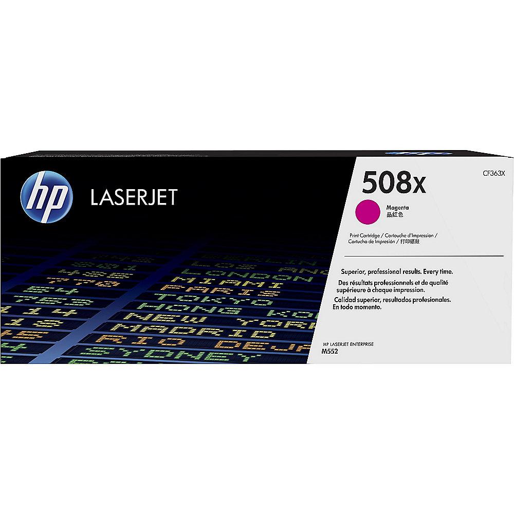 HP CF363X Original Toner Magenta 508X für ca. 9.500 Seiten