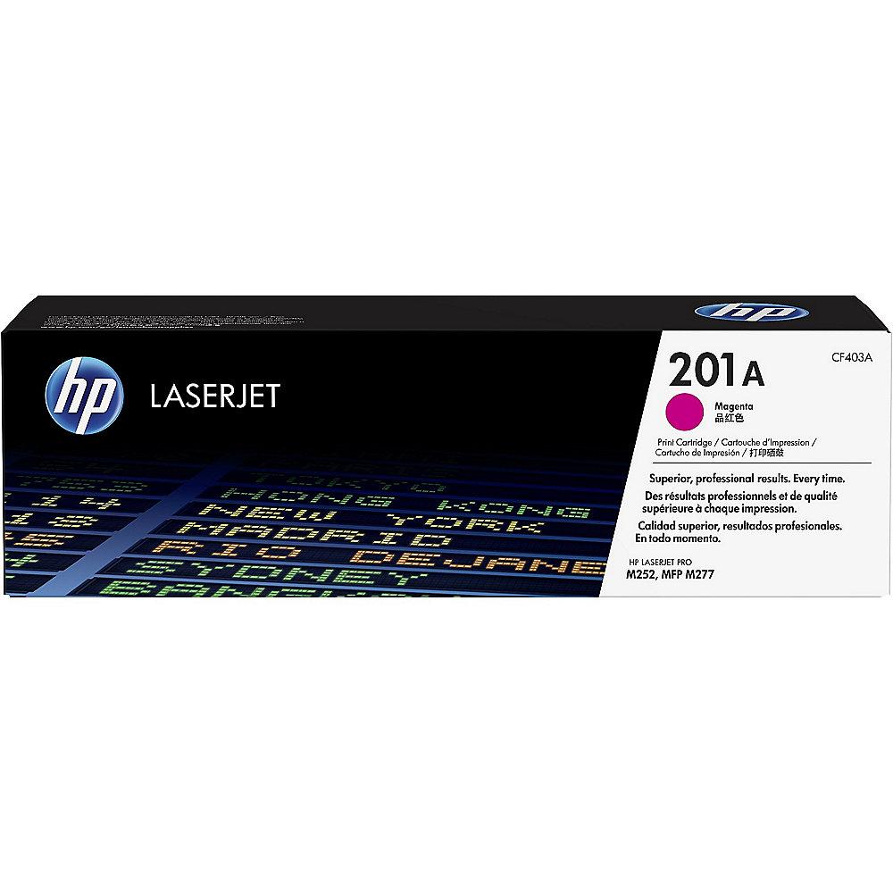 HP CF403A Original Tonerkassette  magenta 1.400S. HP 201A