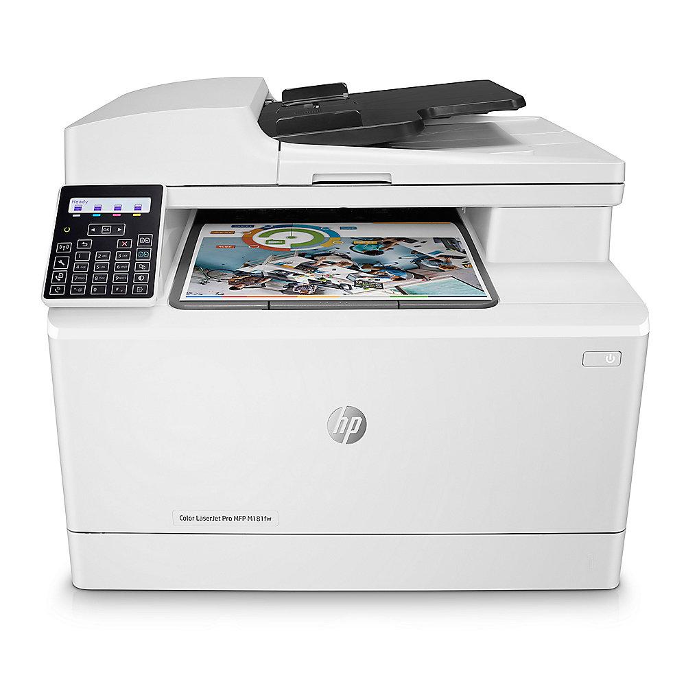 HP Color LaserJet Pro MFP M181fw Farblaserdrucker Scanner Kopierer Fax LAN WLAN