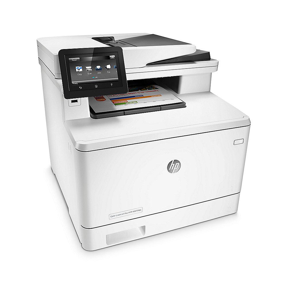 HP Color LaserJet Pro MFP M477fdn Farblaserdrucker Scanner Kopierer Fax LAN