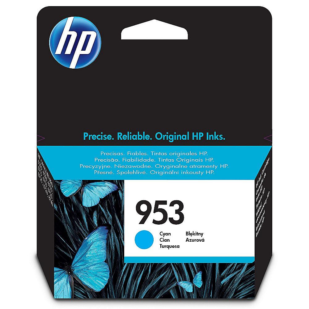 HP F6U12AE Original Druckerpatrone 953 Cyan für ca. 700 Seiten