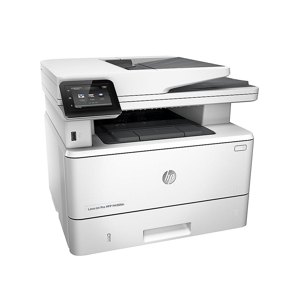 HP LaserJet Pro MFP M426fdn S/W-Laserdrucker Scanner Kopierer Fax LAN