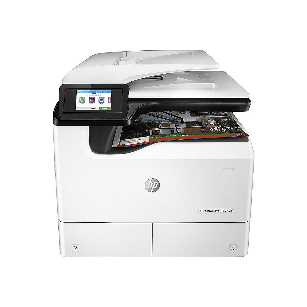 HP PageWide Pro 772dn Tintenstrahl-Multifunktionsdrucker Scanner Kopierer Fax