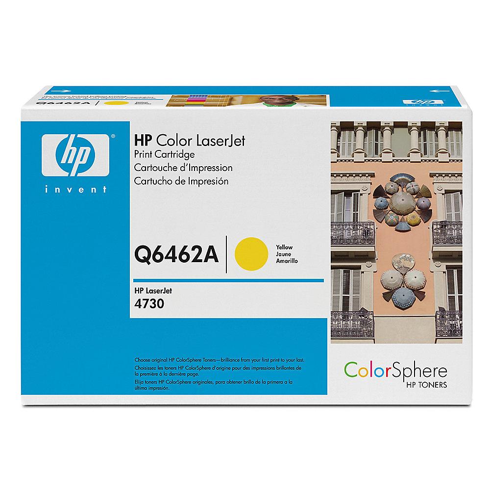 HP Q6462A Original Tonerkassette 644A gelb