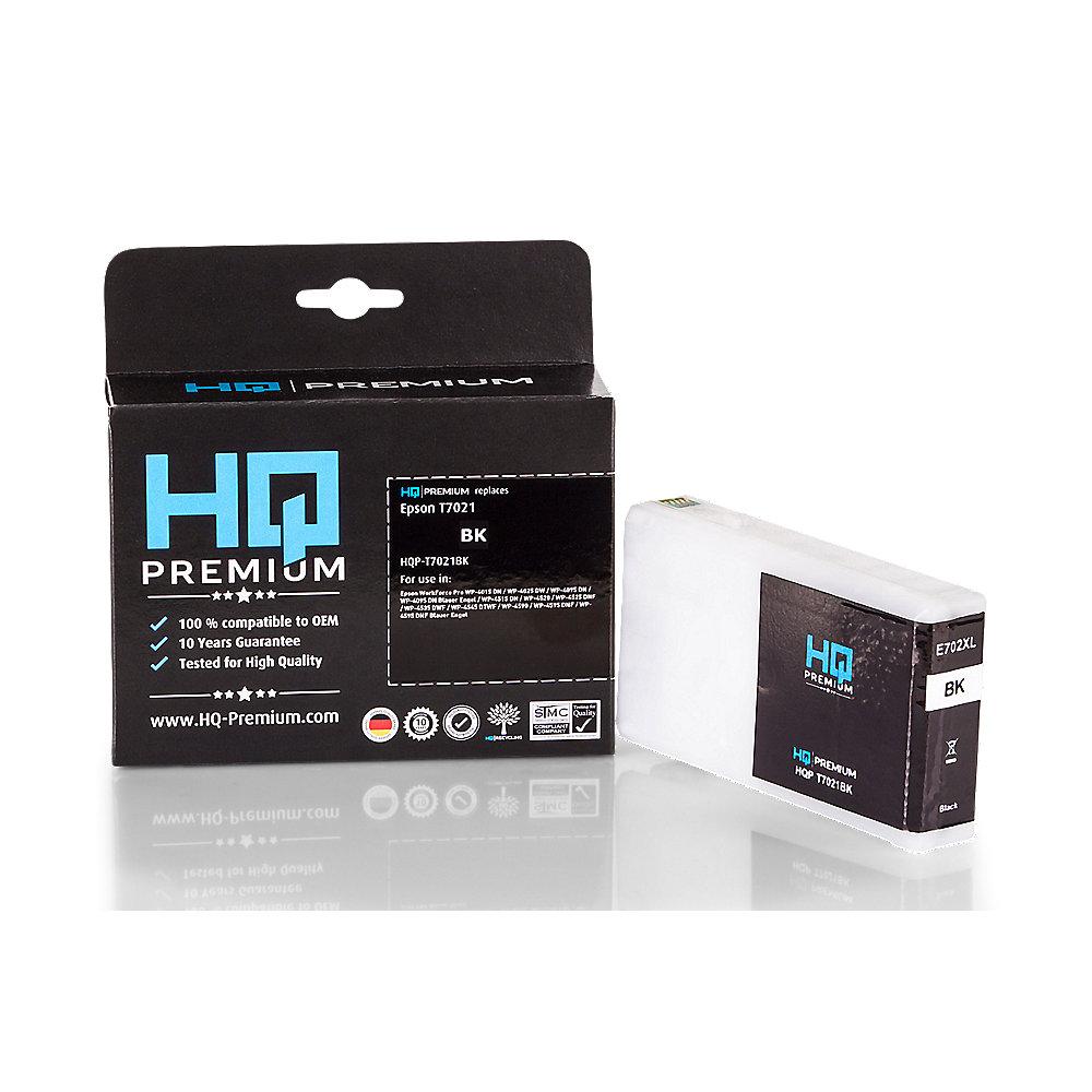 HQ-Premium Tintenpatrone ersetzt Epson T7021 Schwarz