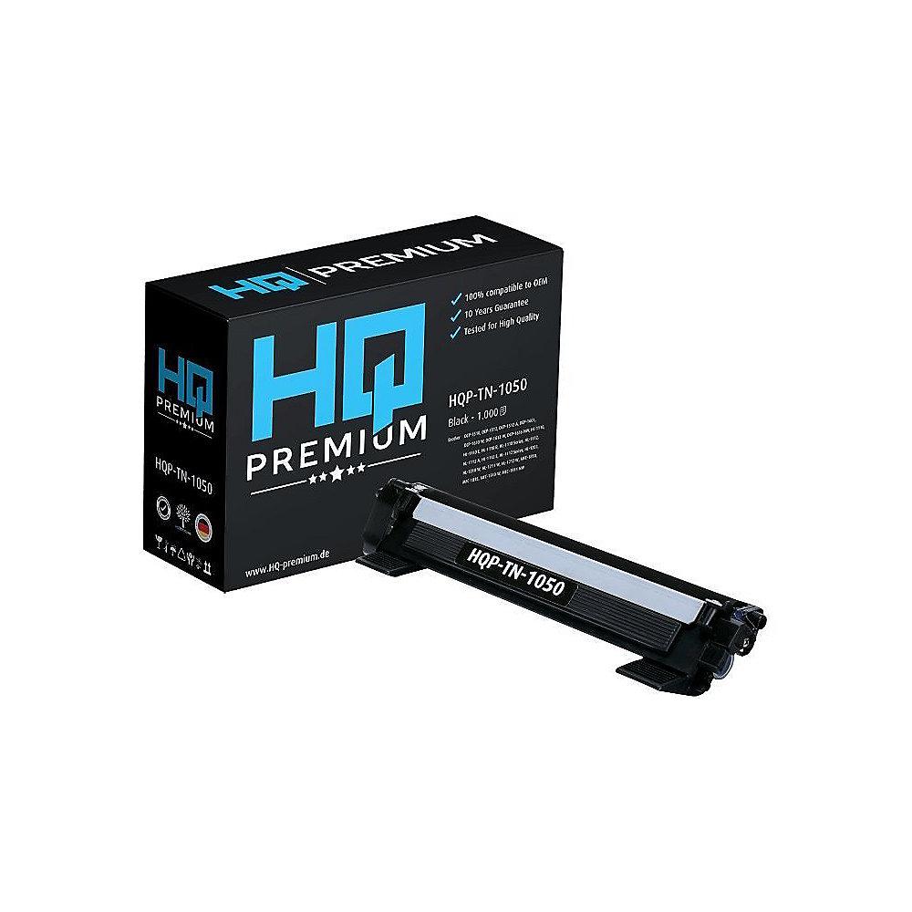 HQ-Premium Toner ersetzt Brother TN-1050 Schwarz für ca. 1.000 Seiten
