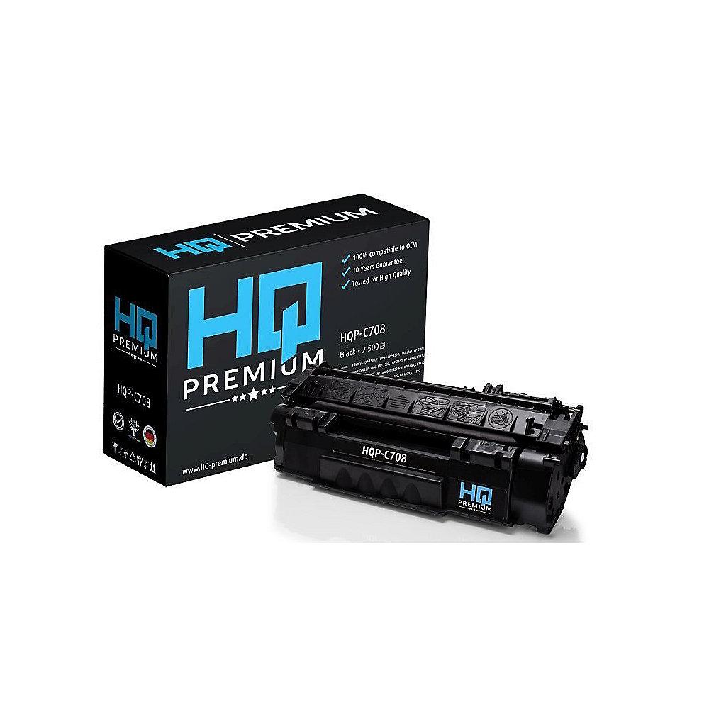 HQ-Premium Toner ersetzt Canon 708 Schwarz für ca. 2.500 Seiten