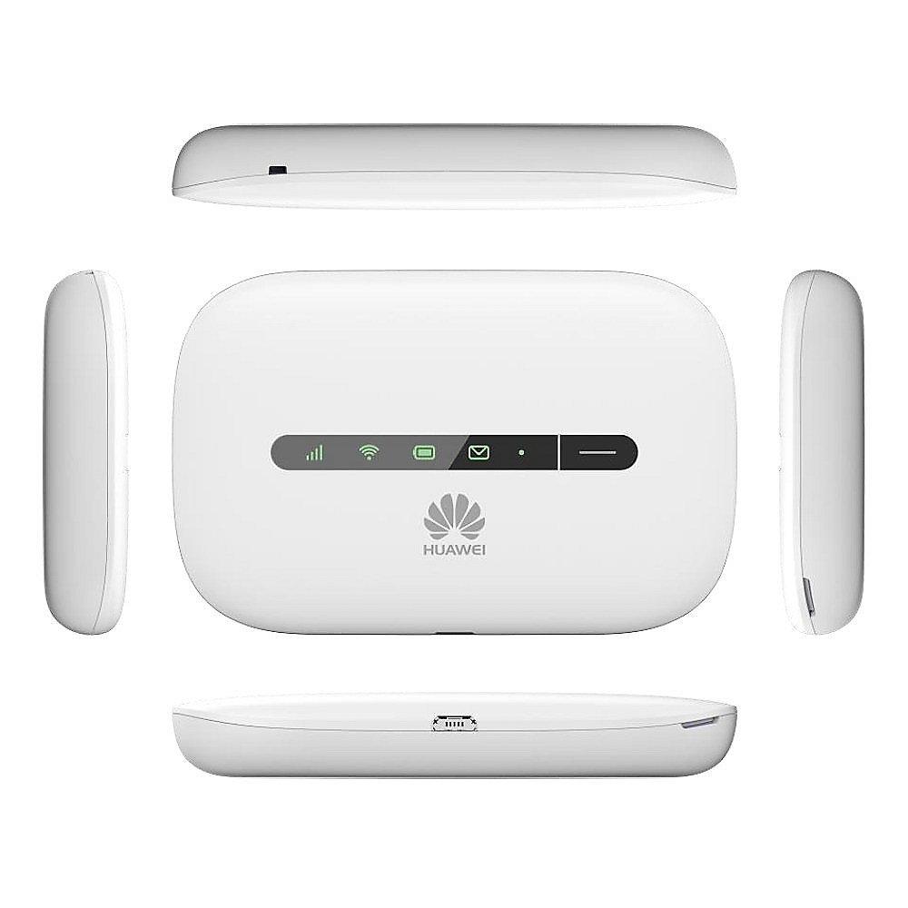 Huawei E5330 3G MIFI Wifi Router Mobiler Hotspot 21Mbps (ohne SIM-Lock) weiß, Huawei, E5330, 3G, MIFI, Wifi, Router, Mobiler, Hotspot, 21Mbps, ohne, SIM-Lock, weiß