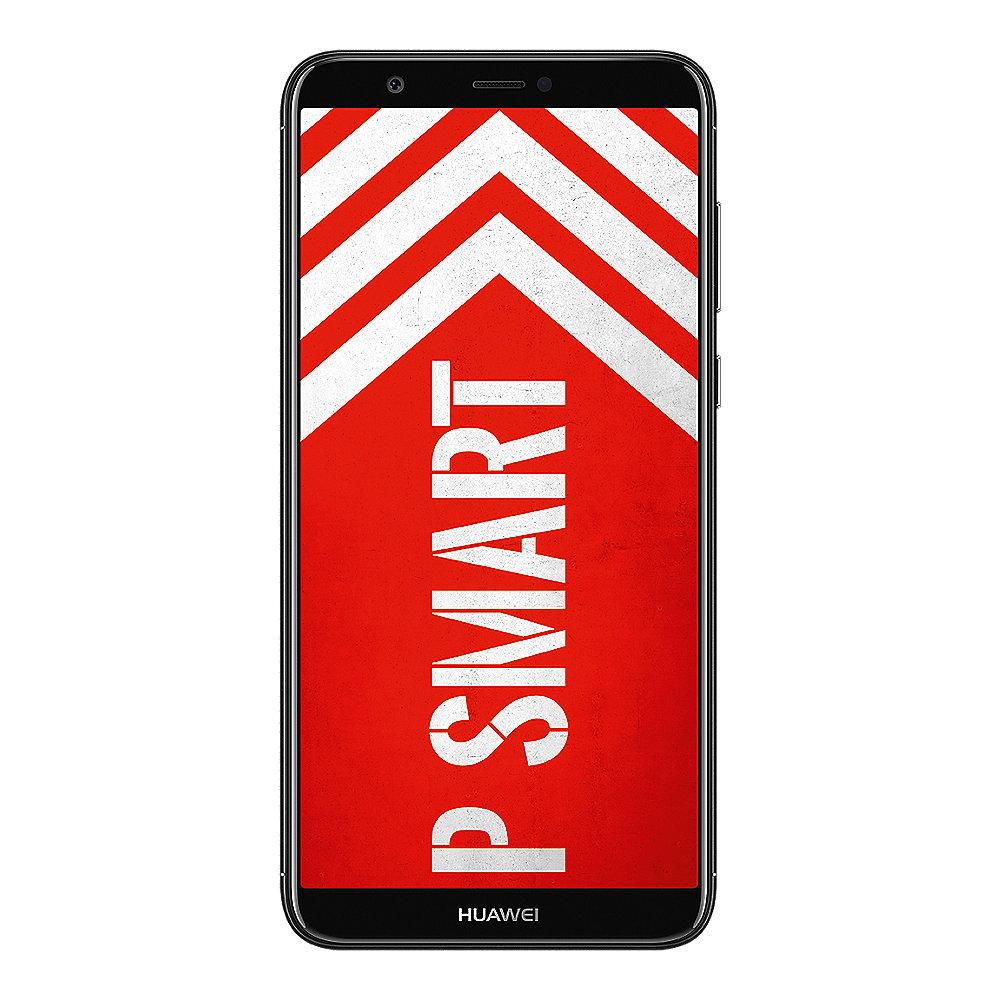 HUAWEI P smart Dual-SIM black Android 8.0 Smartphone mit Dual-Kamera