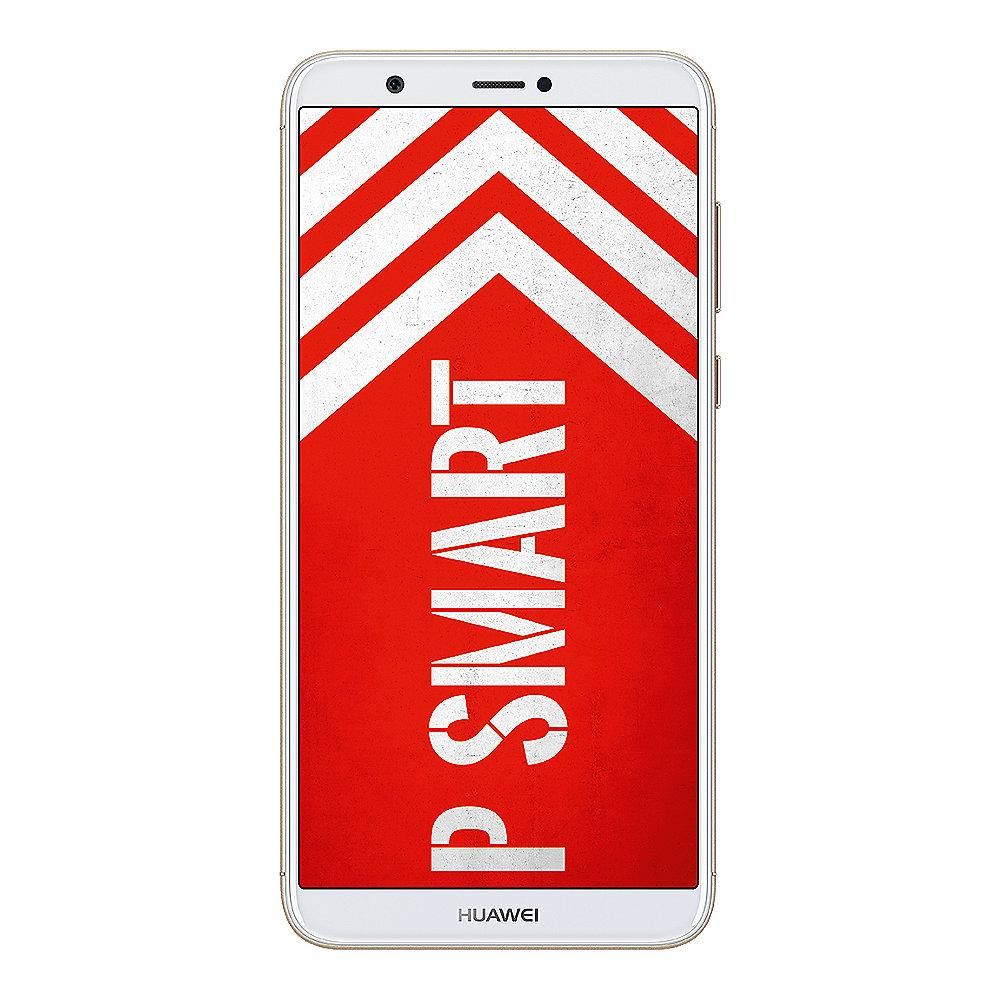 HUAWEI P smart Dual-SIM gold Android 8.0 Smartphone mit Dual-Kamera