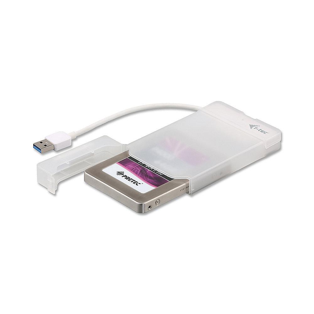 i-tec Mysafe Externes USB3.0 Festplattengehäuse weiss für 2,5