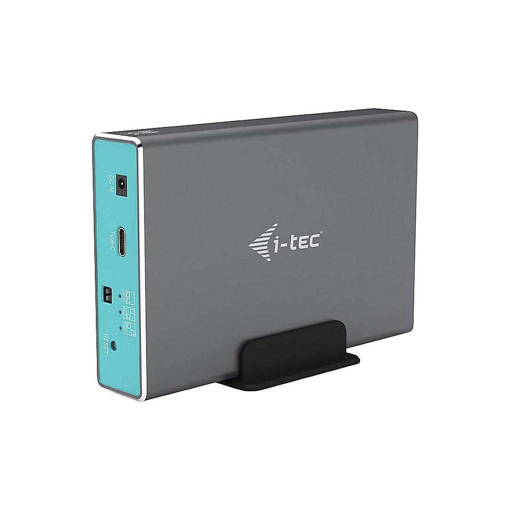 i-tec MySafe USB-C 3.1 Gen. 2/USB 3.0 Ext. HDD Gehäuse 2x 2,5“ SATA HDD/SSD, i-tec, MySafe, USB-C, 3.1, Gen., 2/USB, 3.0, Ext., HDD, Gehäuse, 2x, 2,5“, SATA, HDD/SSD