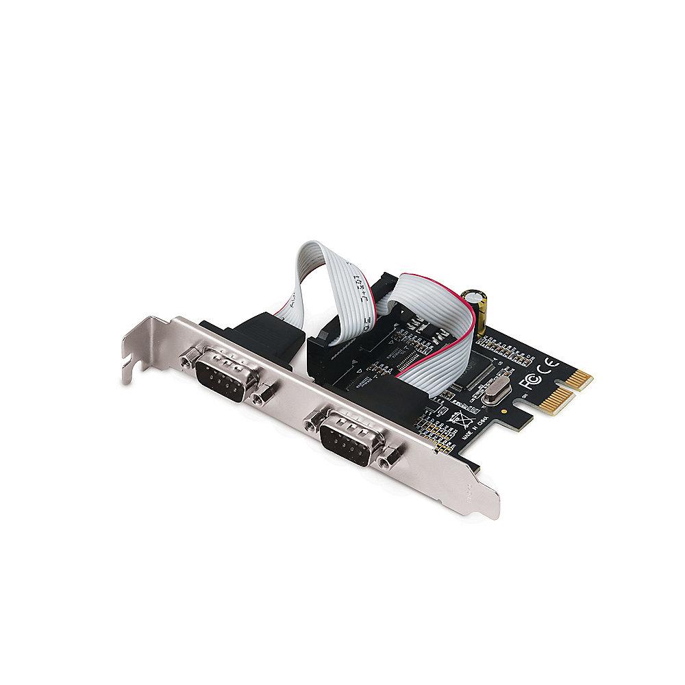 i-tec PCI-Express Card 2x Serial RS232 PCE2S, i-tec, PCI-Express, Card, 2x, Serial, RS232, PCE2S