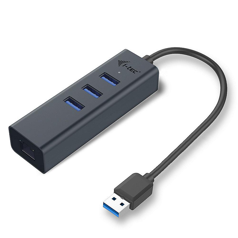 i-tec USB-A HUB 3 port USB 3.0   Gigabit Ethernet Adapter Metall, i-tec, USB-A, HUB, 3, port, USB, 3.0, , Gigabit, Ethernet, Adapter, Metall