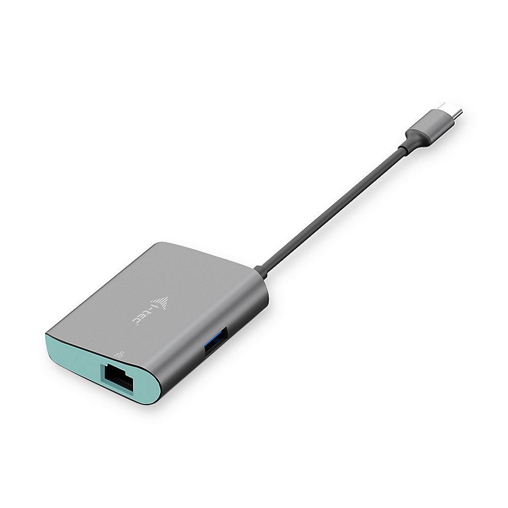 i-tec USB-C Metal HUB mit Gigabit Ethernet Adapter C31METALANHUB