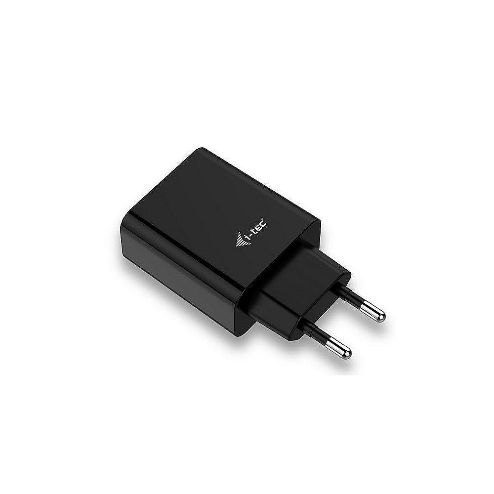 i-tec USB Power 2 Port Netzladegerät 2,4A schwarz 110-240V